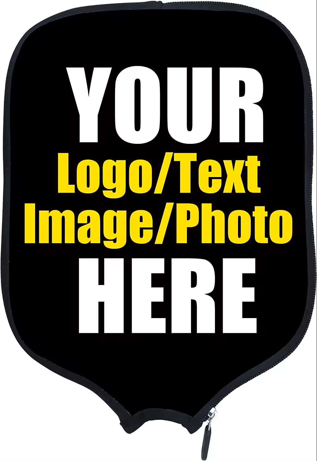 Custom logo pickleball paddle  cover bag with strap pickleball cover