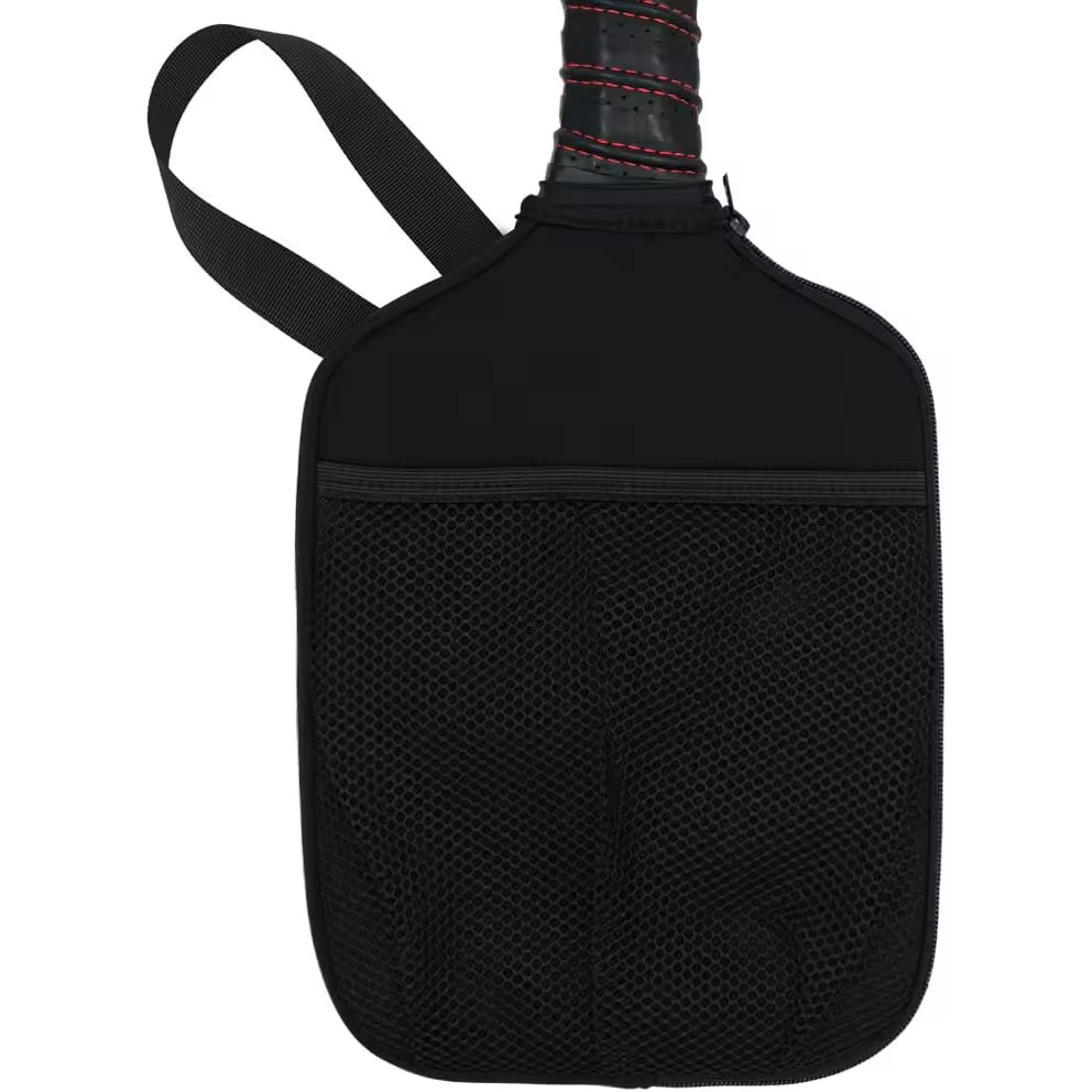 Custom logo pickleball paddle  cover bag with strap pickleball cover