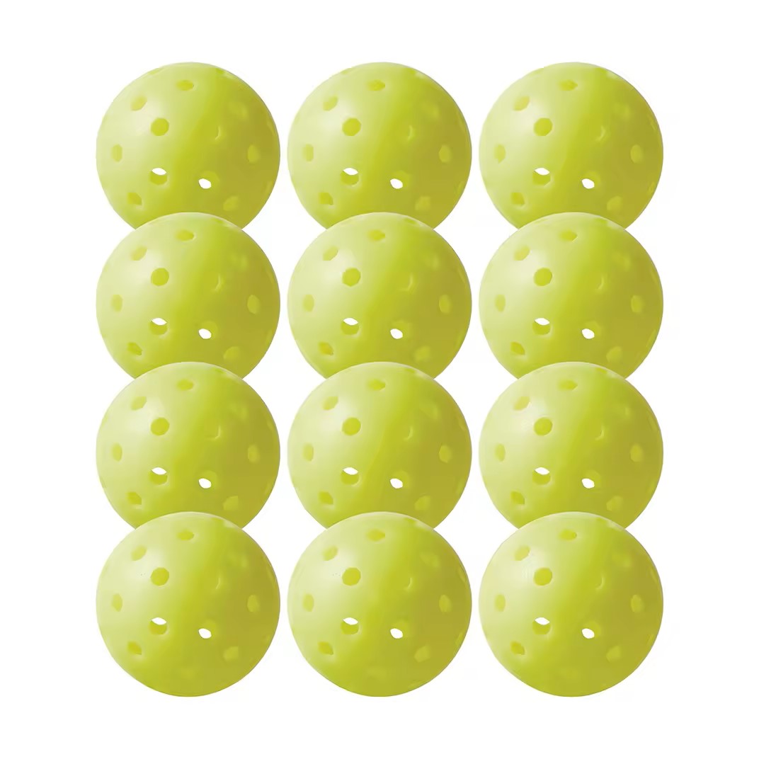 Wholesale custom logo 40 holes USAPA approved outdoor pickleballs