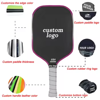 Edgeless Thermoformed Carbon Fiber USAPA Pickleball Paddle 
