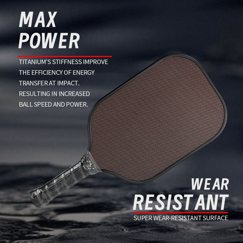 USAPA Paddle Thermoformed Titanium Pickleball Paddle