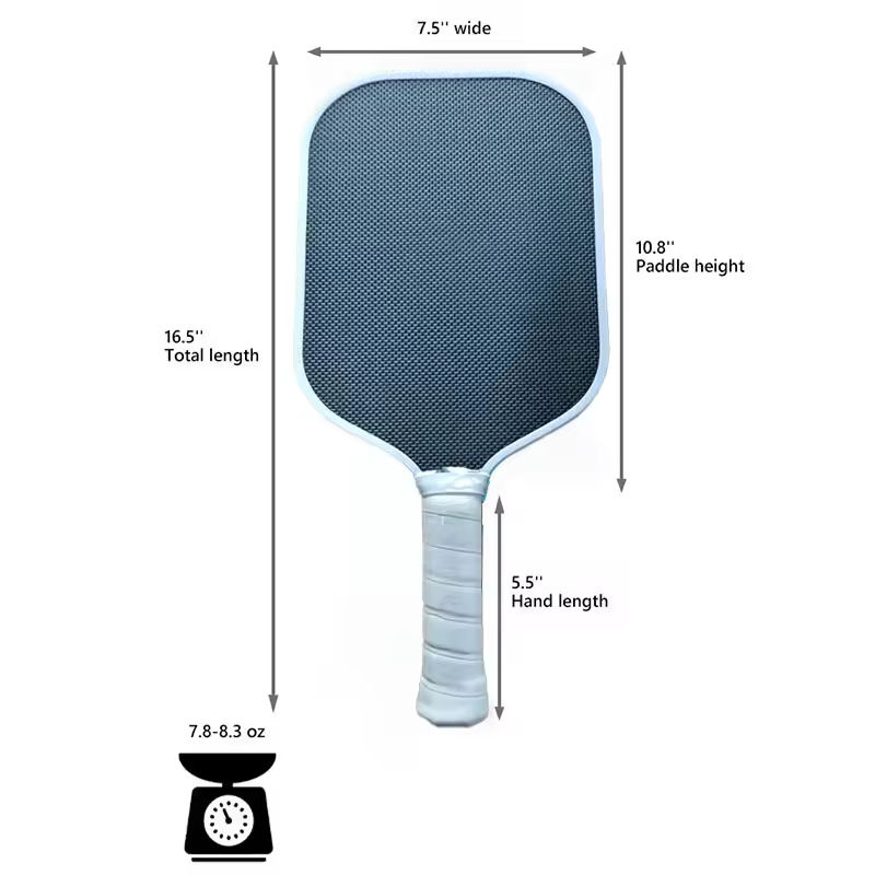 Custom 14mm 16mm High Density Core Titanium Pickleball Paddle 