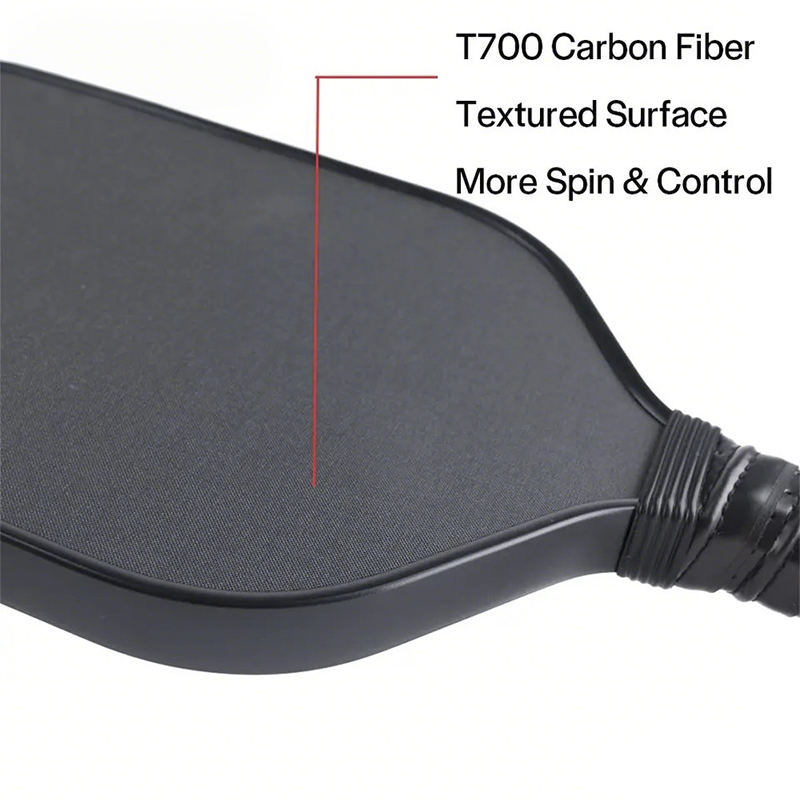 Thermoformed EPP Foam Core & PU Foam T700 Raw Carbon Fiber Pickleball Paddle  
