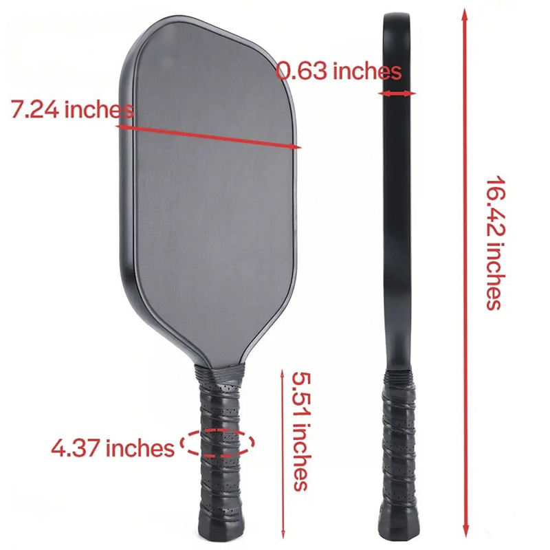 Thermoformed EPP Foam Core & PU Foam T700 Raw Carbon Fiber Pickleball Paddle  
