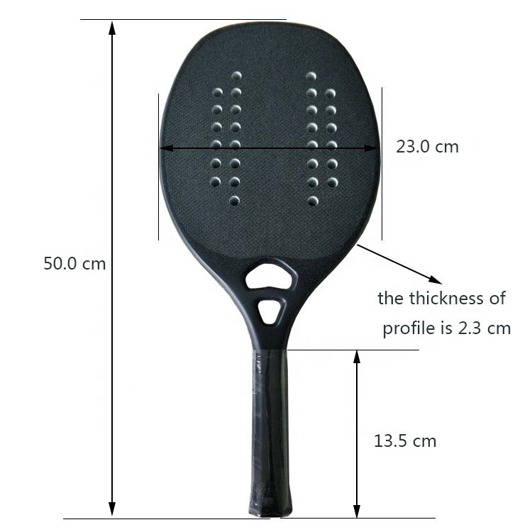 New Model Professional 3k Carbon Beach Tennis Rackets